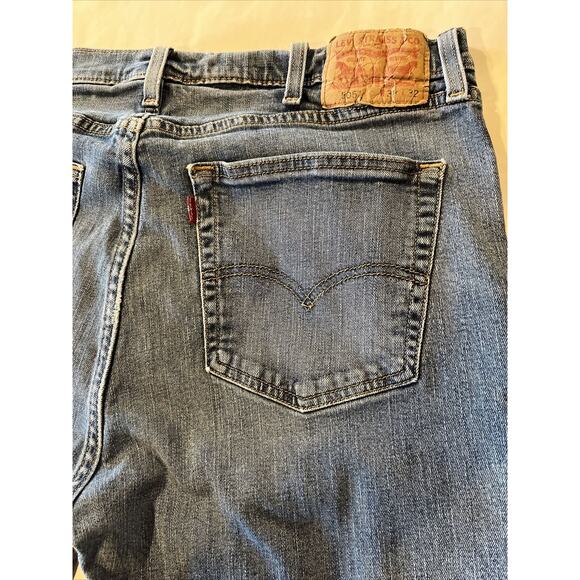 VTG Levis 505 Jeans Mens 37x31 Straight Leg Regular Fit Mid Rise EUC - Picture 10 of 11
